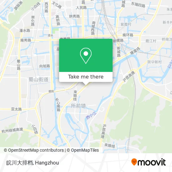 皖川大排档 map
