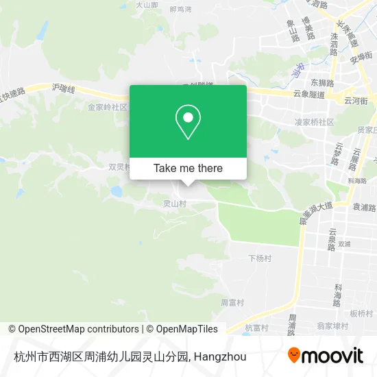 杭州市西湖区周浦幼儿园灵山分园 map