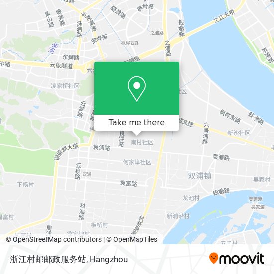 浙江村邮邮政服务站 map