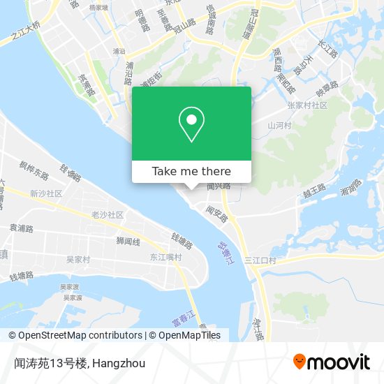 闻涛苑13号楼 map