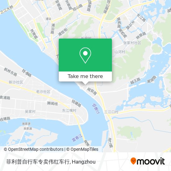 菲利普自行车专卖伟红车行 map