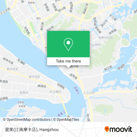 蜜果(江南摩卡店) map