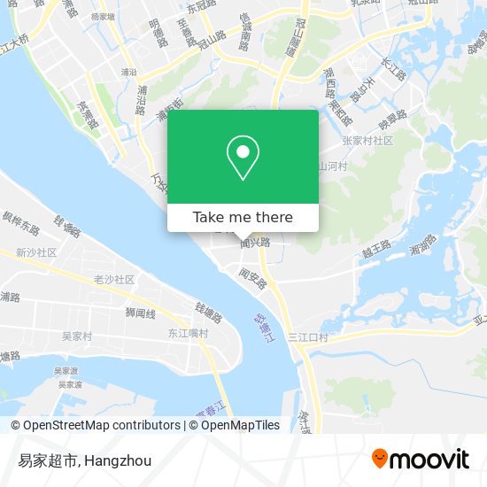 易家超市 map