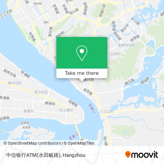 中信银行ATM(水田畈路) map