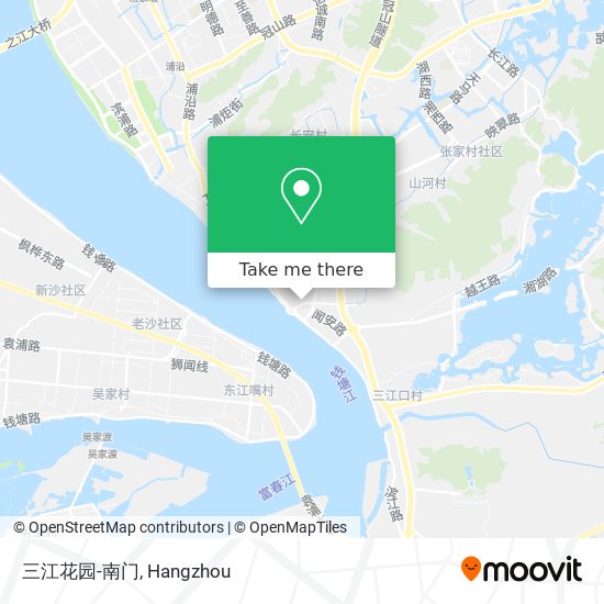 三江花园-南门 map