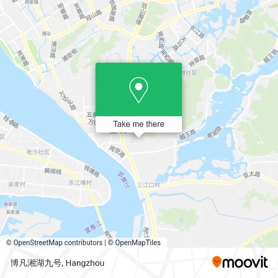 博凡湘湖九号 map