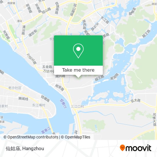 仙姑庙 map
