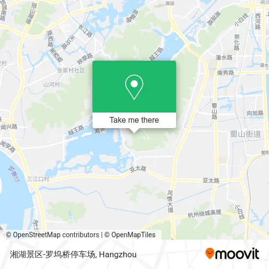 湘湖景区-罗坞桥停车场 map
