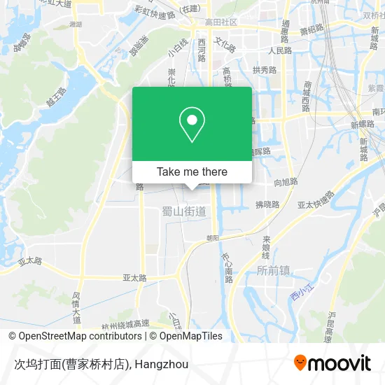 次坞打面(曹家桥村店) map