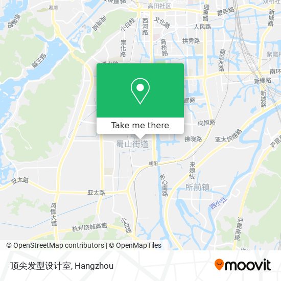 顶尖发型设计室 map
