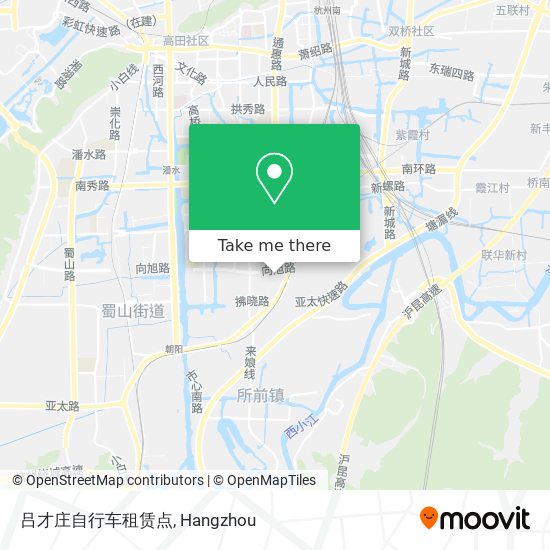 吕才庄自行车租赁点 map