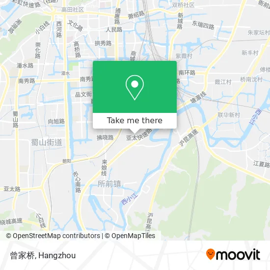曾家桥 map