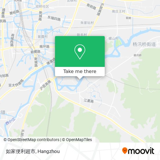 如家便利超市 map