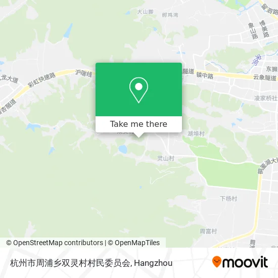 杭州市周浦乡双灵村村民委员会 map