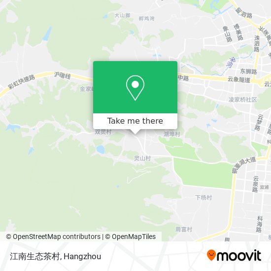 江南生态茶村 map