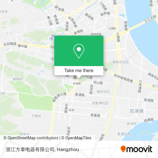 浙江方泰电器有限公司 map