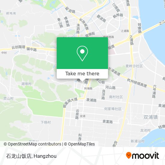 石龙山饭店 map
