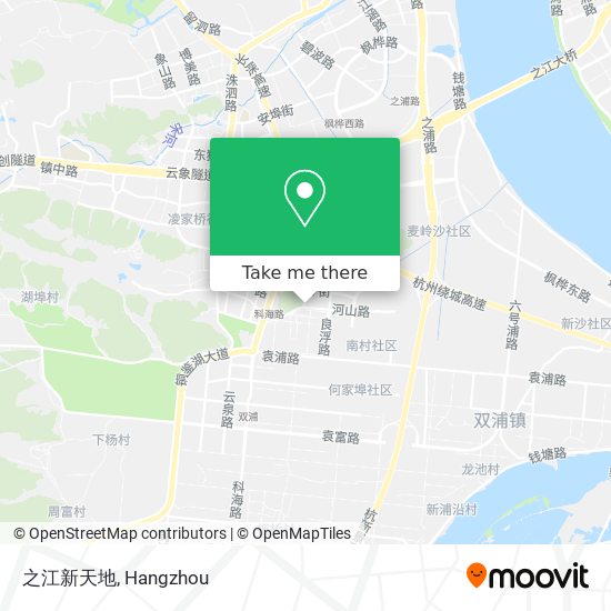 之江新天地 map