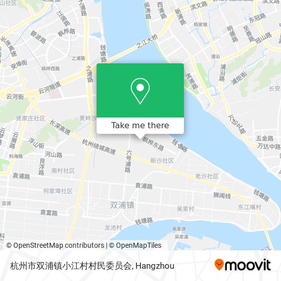杭州市双浦镇小江村村民委员会 map