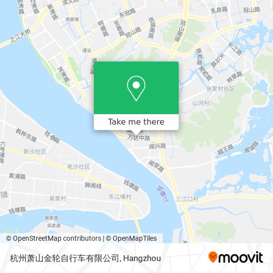 杭州萧山金轮自行车有限公司 map