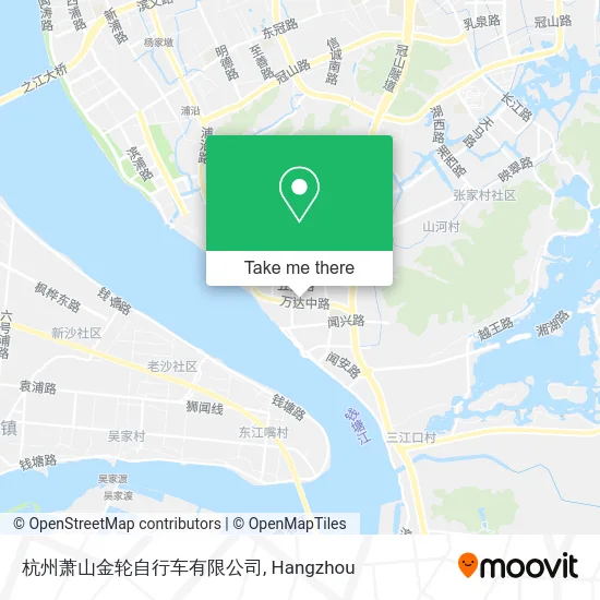 杭州萧山金轮自行车有限公司 map