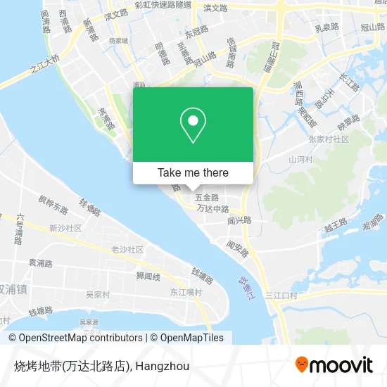 烧烤地带(万达北路店) map