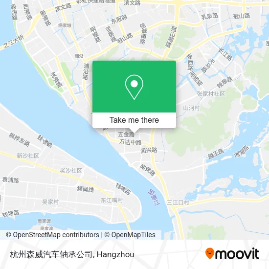 杭州森威汽车轴承公司 map