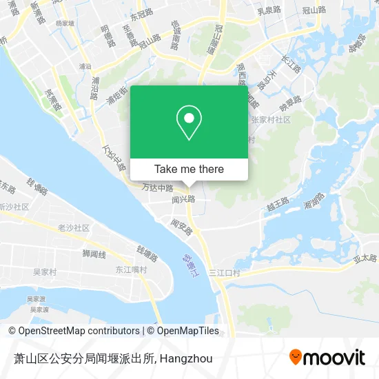 萧山区公安分局闻堰派出所 map