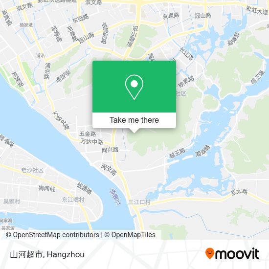 山河超市 map