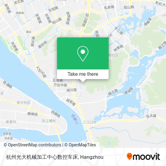 杭州光大机械加工中心数控车床 map