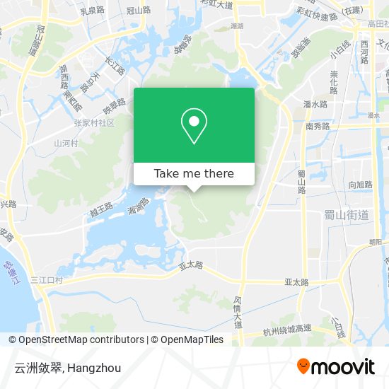 云洲敛翠 map