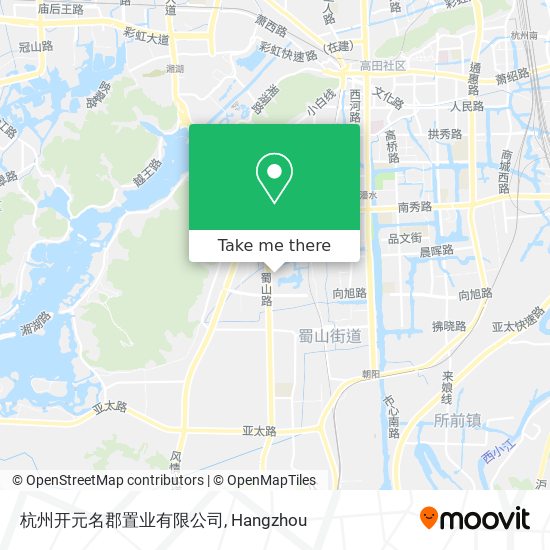 杭州开元名郡置业有限公司 map