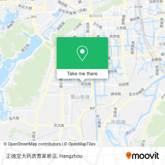 正德堂大药房曹家桥店 map