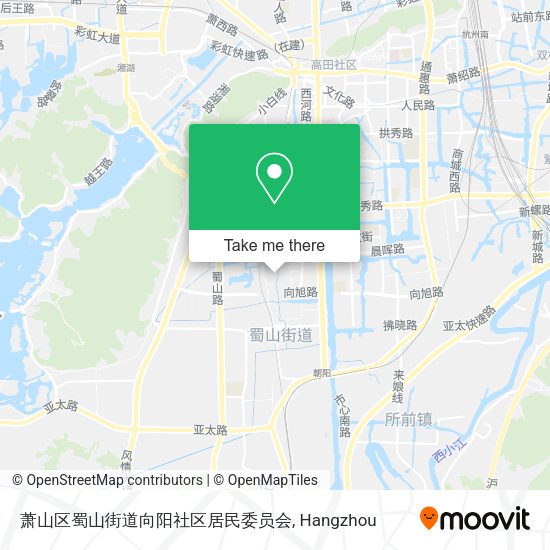 萧山区蜀山街道向阳社区居民委员会 map