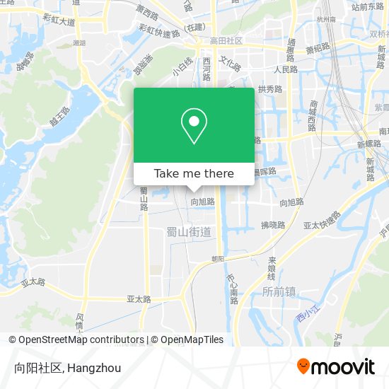 向阳社区 map