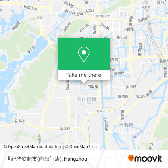 世纪华联超市(向阳门店) map