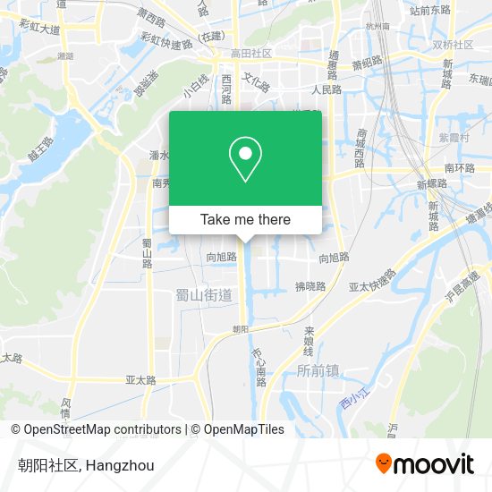 朝阳社区 map
