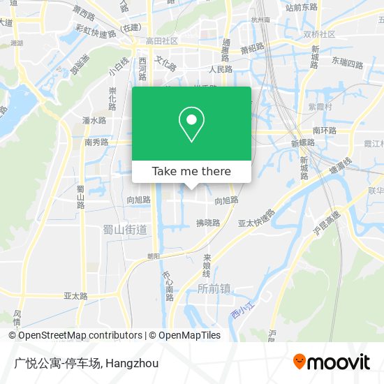 广悦公寓-停车场 map