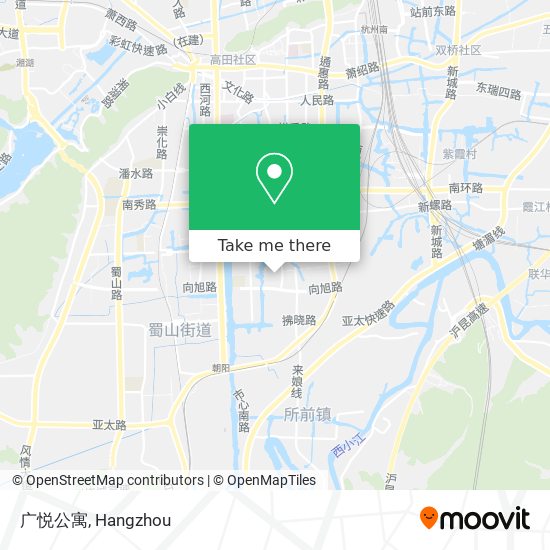 广悦公寓 map