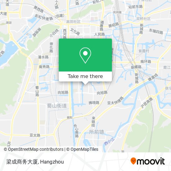 梁成商务大厦 map