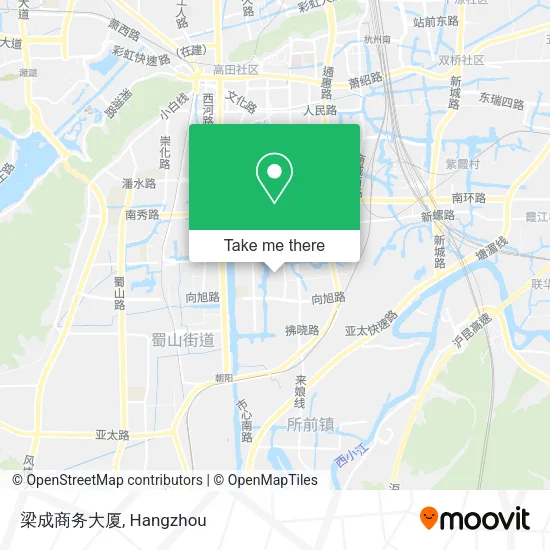 梁成商务大厦 map