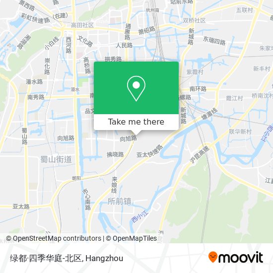 绿都·四季华庭-北区 map