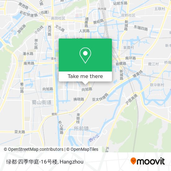 绿都·四季华庭-16号楼 map