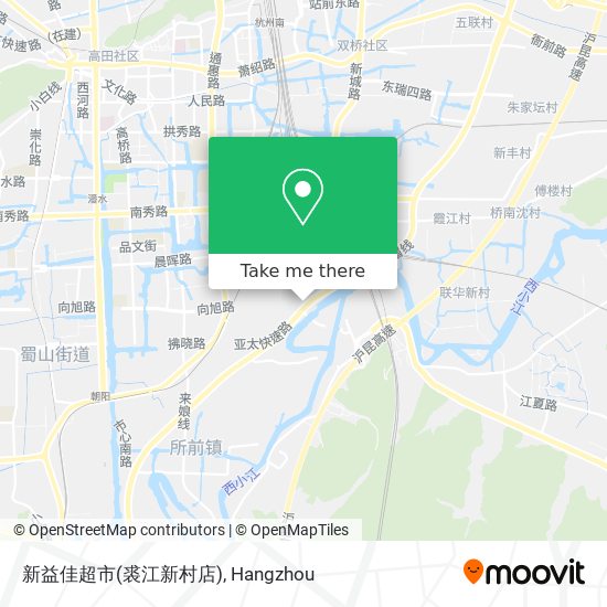 新益佳超市(裘江新村店) map