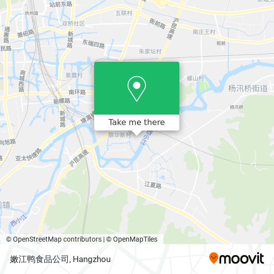嫩江鸭食品公司 map