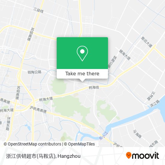 浙江供销超市(马鞍店) map