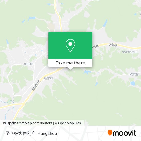 昆仑好客便利店 map