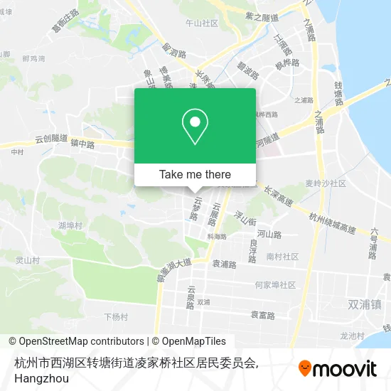 杭州市西湖区转塘街道凌家桥社区居民委员会 map