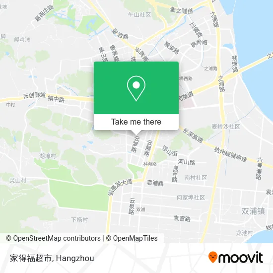 家得福超市 map