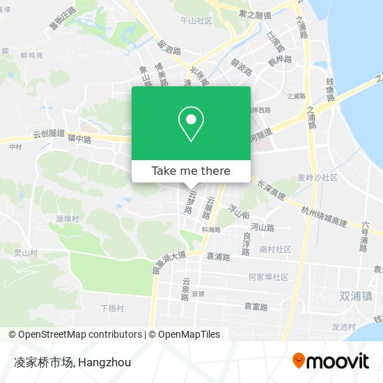 凌家桥市场 map